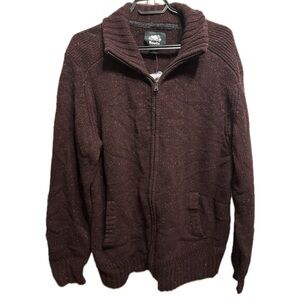 Roots luxe wool zip sweater